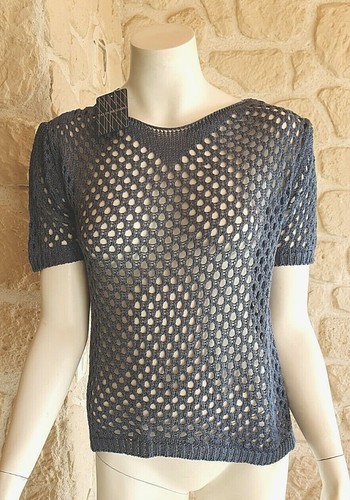 Tee shirt ajouré - tee-shirt, neuf