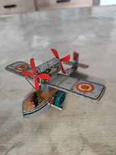 Ancien  Jouet En Tôle A Saisir Vintage Avion Lire L'annonce 