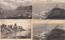 lot 4 cartes postales