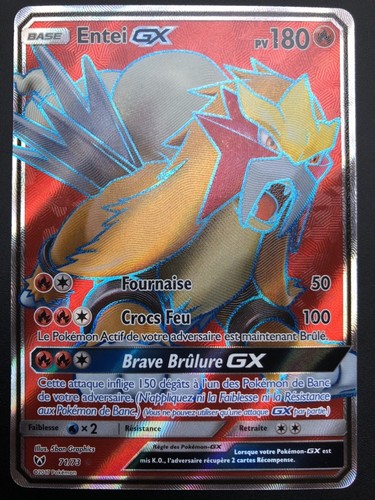 Carte pokemon entei gx - pokemon,