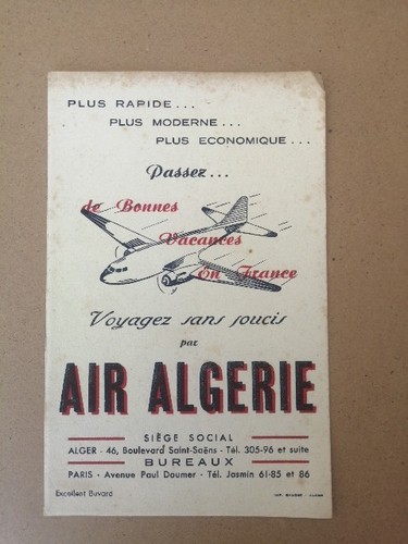 Ancien buvard air - buvard,