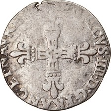 Monnaie, France, Henri IV, 1/4 Ecu, 1604, Morlaas, TB+, Argent, Duplessy:1240