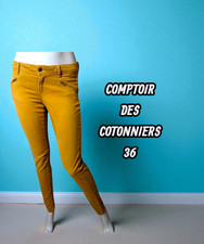 Comptoir des Cotonniers Taille 36  Pantalon jeans jean denim jaune ocre