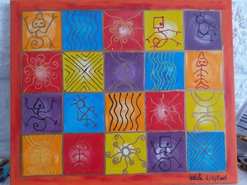 Tableau art abstrait - tableau,