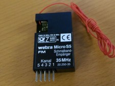 Webra 5Ch Rx Micro - 35Mhz 