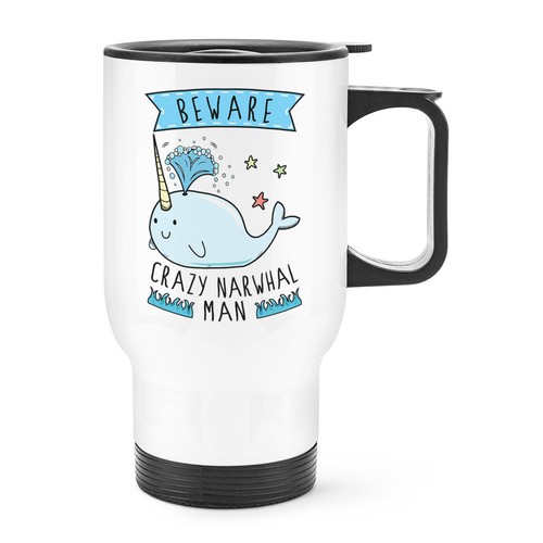 Attention fou narwhal homme - attention,
