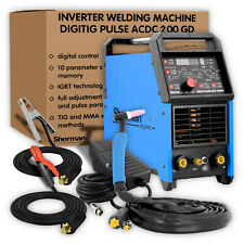 Sherman DIGITIG PULSE 200GD AC/DC Poste à souder 200amp 230V TIG - jeu n°7