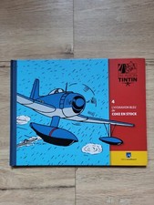En avion Tintin 4 : L'hydravion bleu de Coke en stock BD Hergé Moulinsart 2014