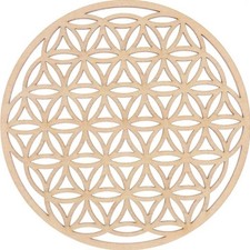 Fleur de Vie en Bois 14 cm –