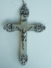CROIX PENDENTIF ANCIEN NACRE