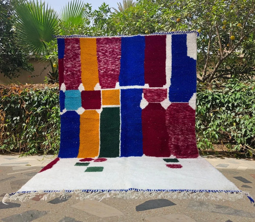 Tapis berbère marocain beni - tapis,