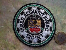 écusson militaire 120 éme régiment du train blason ville de Fontainebleau