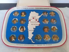 PLATEAU COUPE DU MONDE FOOTBALL PHASE FINALE ARGENTINE 1978 ÉQUIPE DE FRANCE