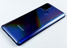 Châssis complet boitier avec vitre arrière et lentille Samsung Galaxy A21s BLEU