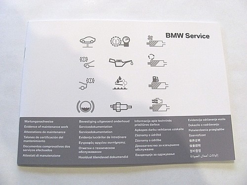 Carnet entretien bmw - bmw, f21