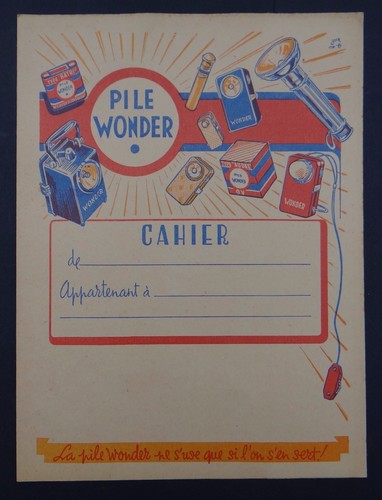 Protège cahier pile - protège, wonder