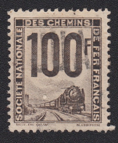 Timbre france 1944 - timbre, sncf