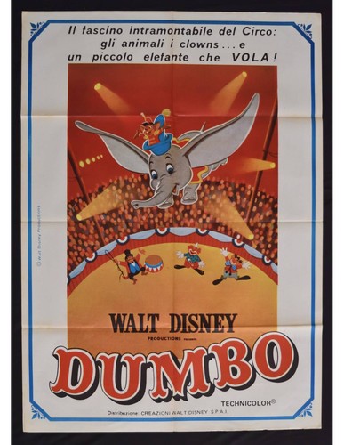 Affiche dumbo walt - affiche, disney