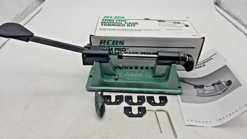 Rcbs trim pro manual - manual, case