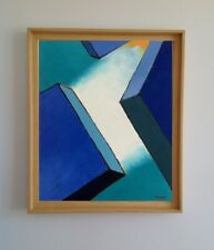 Tableau peinture huile ENCADRÉ - Abstrait contemporain Art moderne