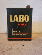 ancien bidon d'huile Labo 2L