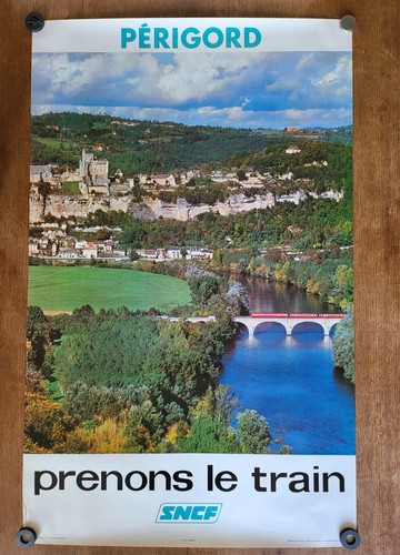 Affiche sncf 1975 prenons - sncf,