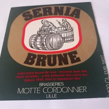 étiquette bière Sernia Brie