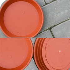 5pcs Coloré Plante Pot Soucoupe Rond Fort Pot Plaque Eau Base Bac