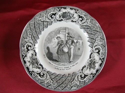 Assiette parlante creil - parlante,