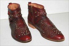 Zara woman boots cuir clouté - zara,