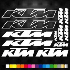 KTM - 12 Vinyl Decals Stickers