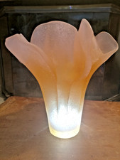 Vase "Rose" en Pâte de Verre
