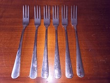 6 Fourchettes + Cuilliéres à Spaghetti Edelstahl en acier inoxydable 18/10