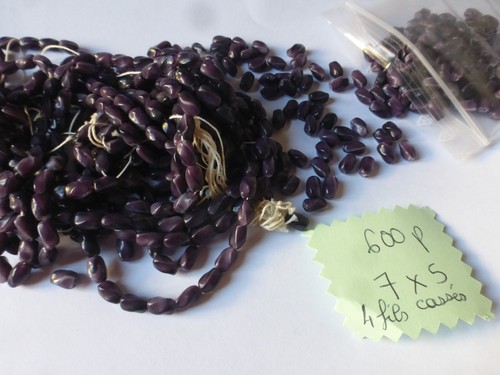 Lot 600 perles anciennes - de,