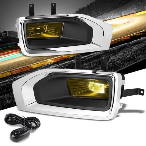 Front fog light lamp chrome - front,