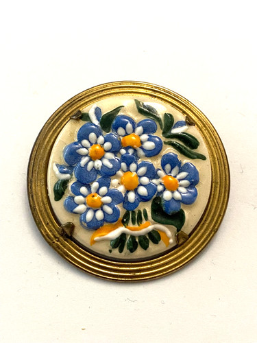 Ancienne broche métal - ancienne,