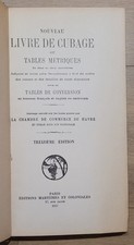 Nouveau livre de cubage 1957