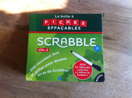 Scrabble boîte fiches - scrabble,