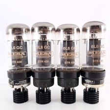 4 x 6L6GC TUBE DE TABLE. TIGES