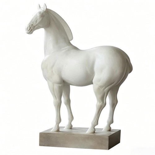 Figurine cheval sculptée - de,