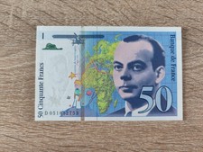 BILLET 50 FRANCS SAINT EXUPERY