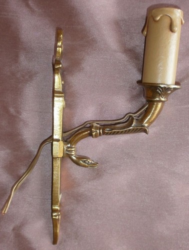 Applique bronze doré style - 1,