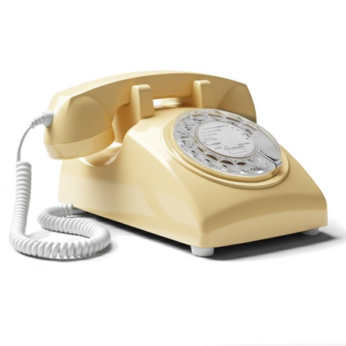 60s cable téléphone - 60s,