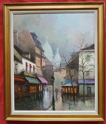 Magnifique huile sur - magnifique,