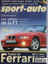 SPORT AUTO 407 TOUTES FERRARI ROUTE 1950 1995 BMW Z3 1.9 JAGUAR XJ6 3.2 X300
