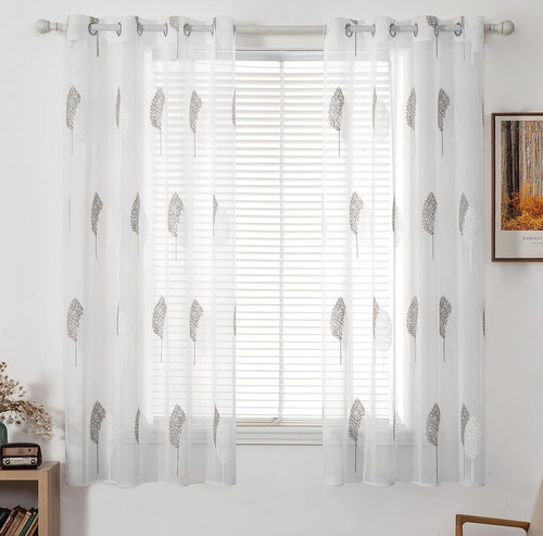 Rideaux courts transparents - rideaux,