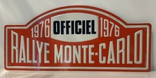Plaque Rallye Monte Carlo 1976 Originale