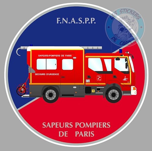Sticker sapeurs pompiers - sticker,