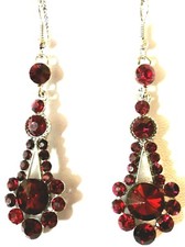 Boucles d'oreilles strass