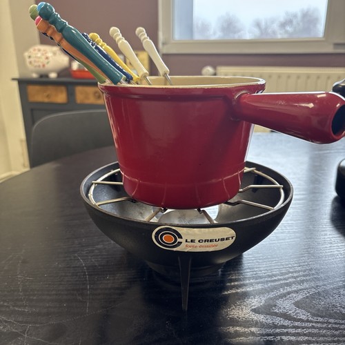 Ensemble fondue rouge noir - ensemble, de
